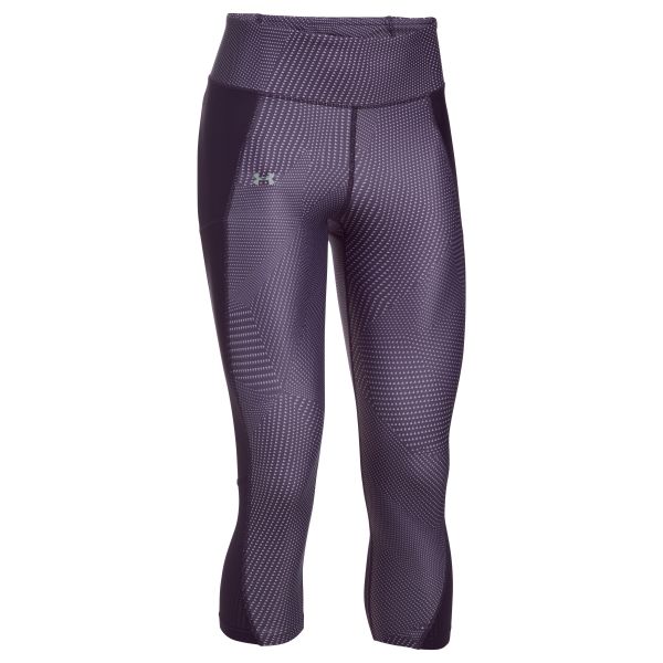 Pantaloni fitness Under Armour Fly By Capri color lila