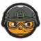 Patch 3D PVC TacOpsGear Tacticons Nr.17 Command Smiley Emoji