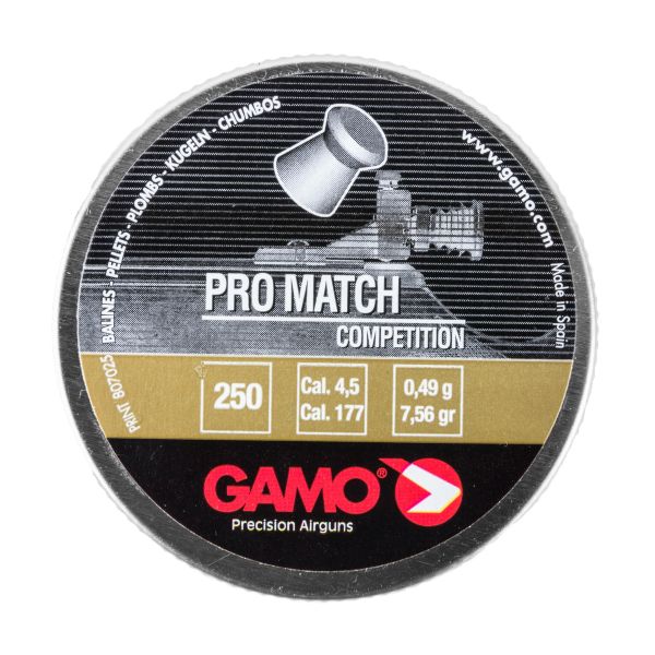 Diabolos Pro-Match marca Gamo testa piatta 4,5 mm