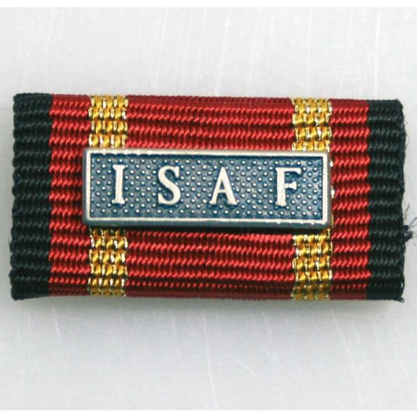 Nastrino di servizio estero ISAF argento