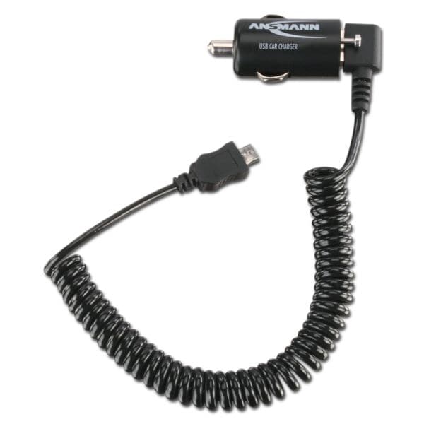 USB Kfz-Ladegerät & Micro USB Kabel Ansmann 1A