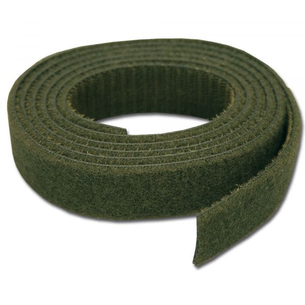 Cinturino in Velcro lunghezza 2,5 cm verde oliva