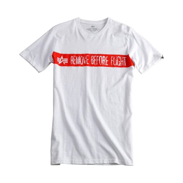T-Shirt RBF, Alpha Industries, bianca