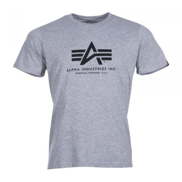 T-shirt Basic Alpha Industries grigia