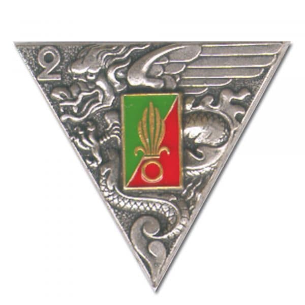 Distintivo in metallo Legione Francese 2.REP