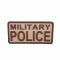 Patch in gomma 3D Military Police desert