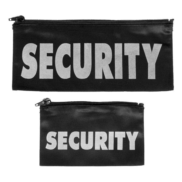 Security Brust- und Rückenpatch mit Zipper Set