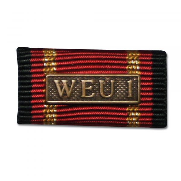 Label Pin Auslandseinsatz WEU 1 bronze