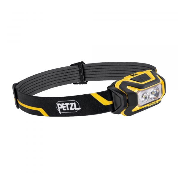Petzl Stirnlampe Aria 2R schwarz gelb
