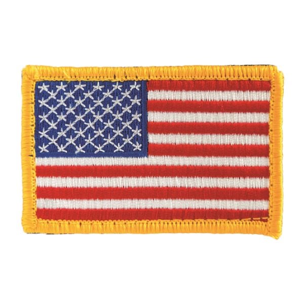 Patch adesivo con velcro, bandiera americana