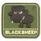 3D-Patch Black Sheep forest piccolo