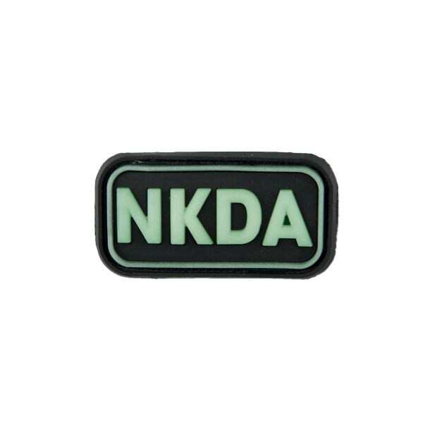 3D-Patch NKDA - No Known Drug Allergies fosforescente