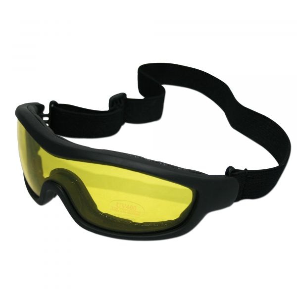 Occhiali di protezione Mountain marca MFH lenti gialle