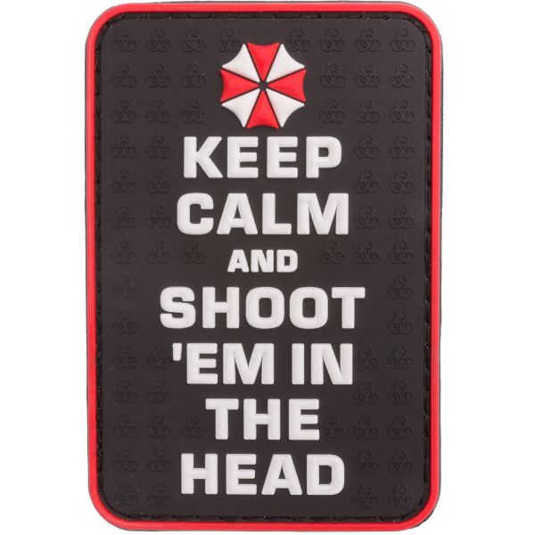 Patch 3D JTG Keep calm and shoot em in the head