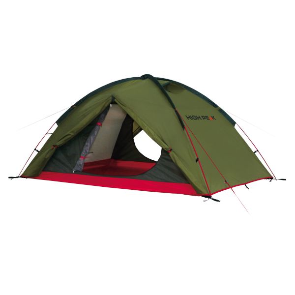 Tenda modello Woodpecker 3, High Peak, verde/rossa