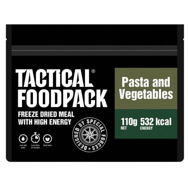 Cibo da outdoor Tactical Foodpack pasta con verdure cremose