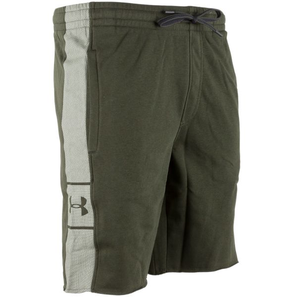 Shorts maschili EZ Knit marca Under Armour verde oliva