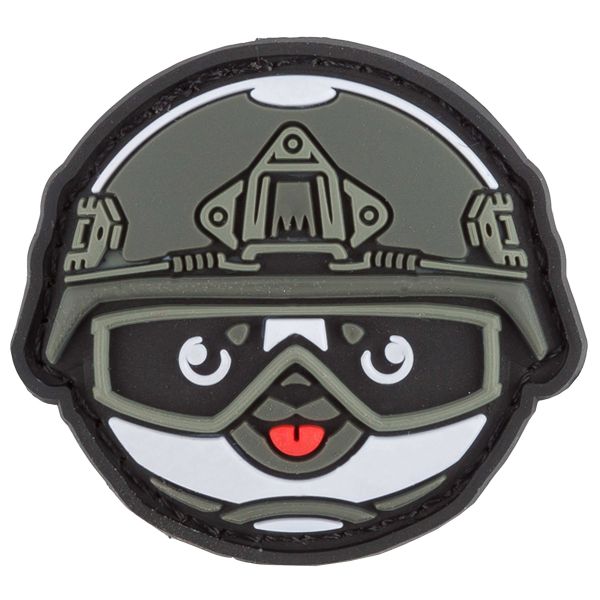 Patch 3D PVC TacOpsGear 3D Tacticons Nr. 31 Panda Smiley Emoji