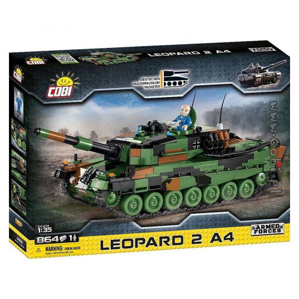 Set costruzioni Cobi Panzer Leopard 2A4 864 pezzi 1 Figura