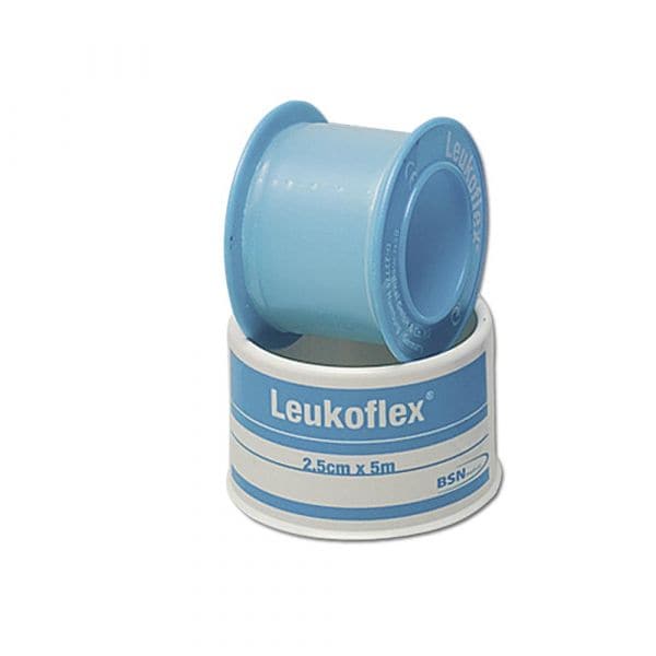 Rotolo cerotto adesivo marca Leukoflex 5 m x 2,5 cm