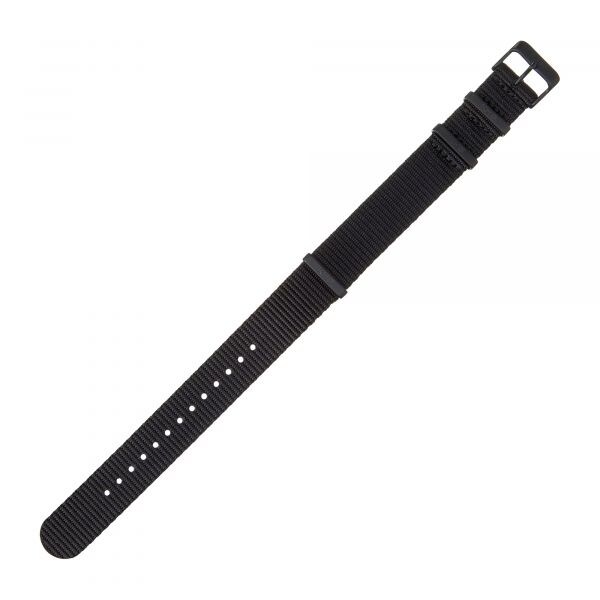Cinturino orologio Nato KHS colore nero 20 mm