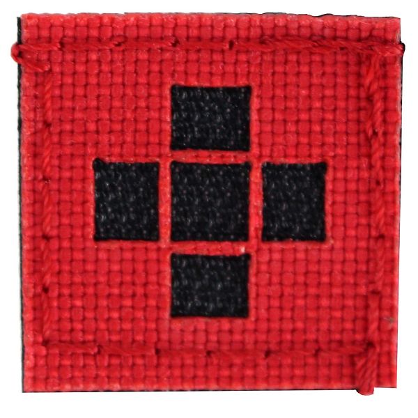 Patch Croce rossa marca Zentauron piccolo rosso