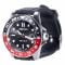 M+WATCH Armbanduhr Mondaine Aqua Steel 41 schwarz rot