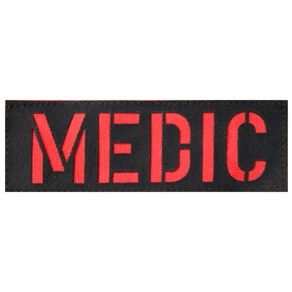 Patch MEDIC BW marca Zentauron nero rosso