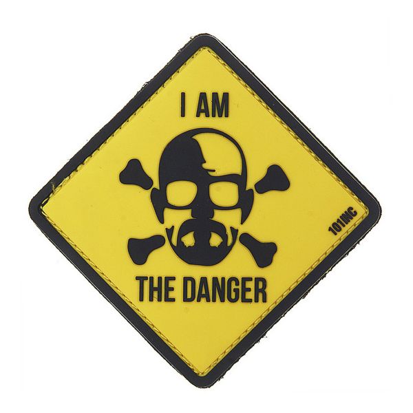 Patch 3D I am the danger colore giallo