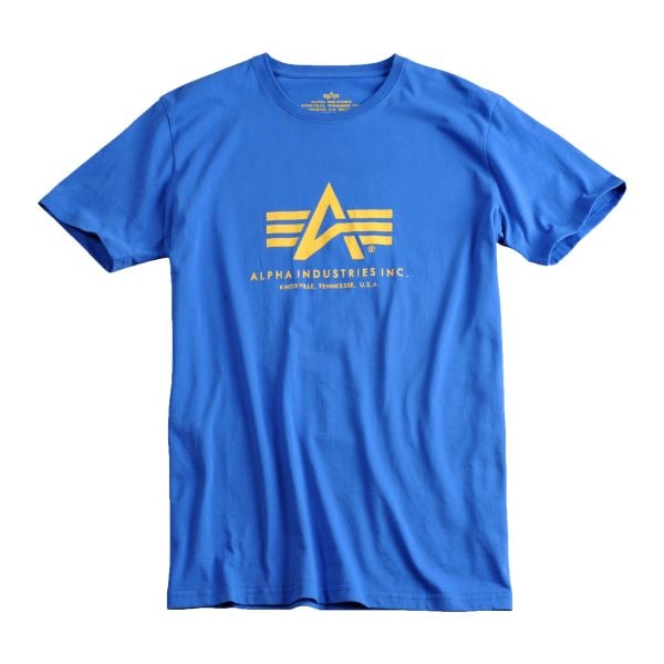 T-Shirt Basic Alpha Industries blu scuro