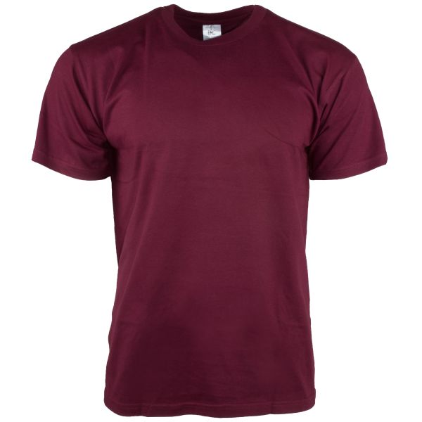 T-Shirt in cotone bordeaux