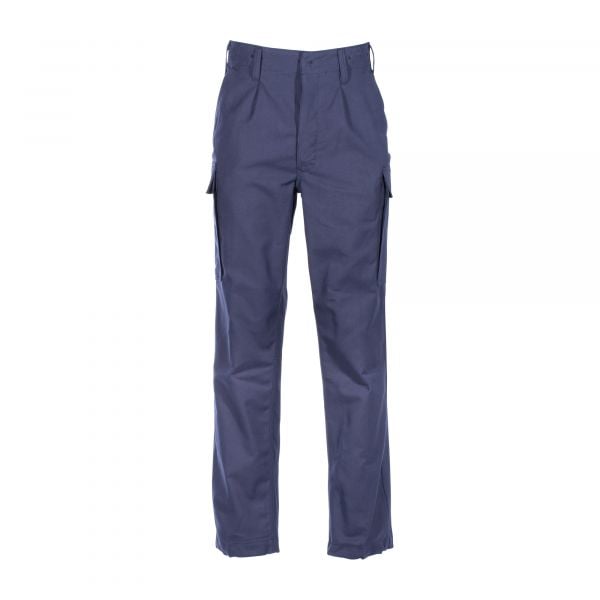 Pantaloni stile Moleskin colore blu