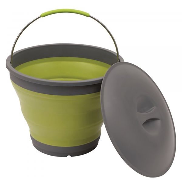 Outwell Falteimer mit Deckel Collaps Bucket lime green