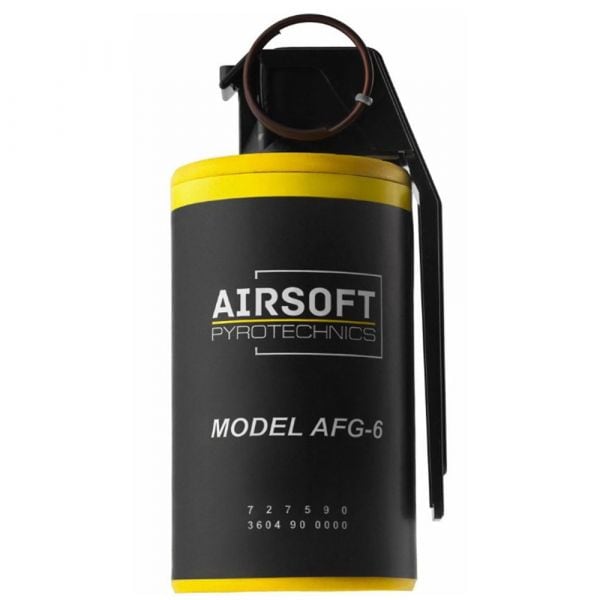 Taginn Airsoftgranate AFG-6 mit Kipphebel schwarz gelb
