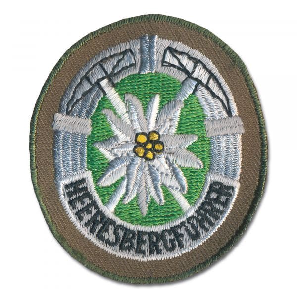 Distintivo di servizio militare alpino Bw oliva