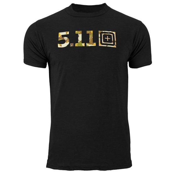 T-Shirt Legacy Camo Fill marca 5.11 nera