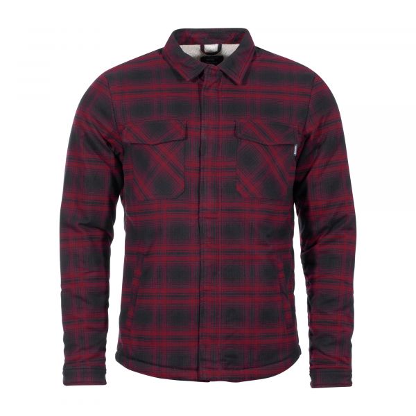 Giacca marca Vintage Industries Class Sherpa red check