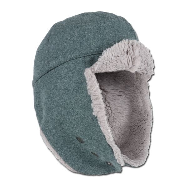 Cappello invernale svizzero oliva-grigio