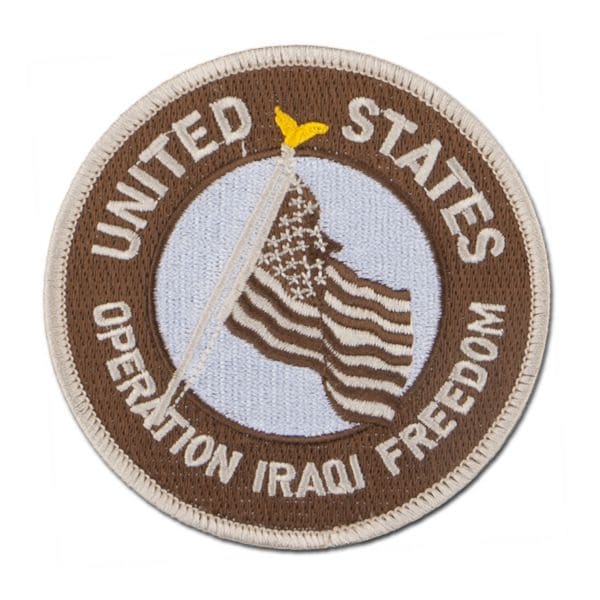 Insignia US textil Iraqi Freedom