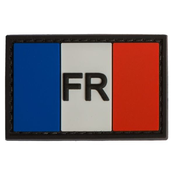 Patch 3D TAP Francia con prefisso nazionale colori vivi