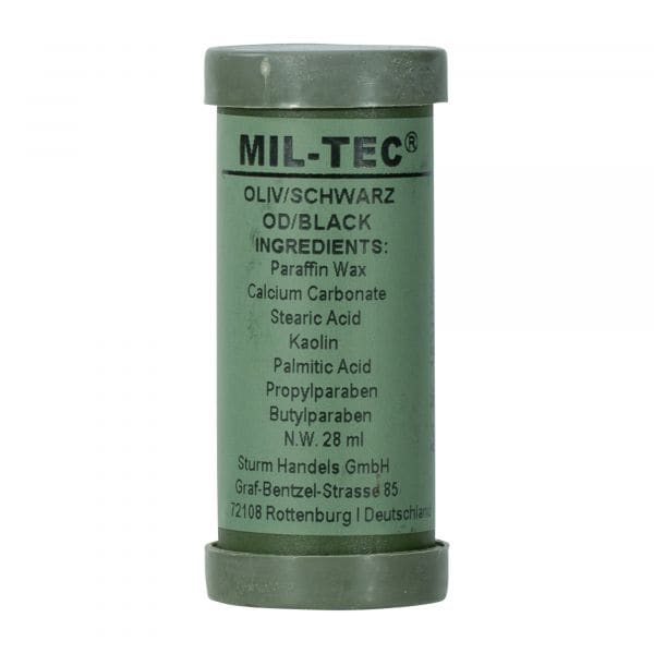 Trucco da camuffamento in stick Mil-Tec verde oliva nero