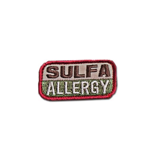 Patch MilSpecMonkey Sulfa Allergy arid