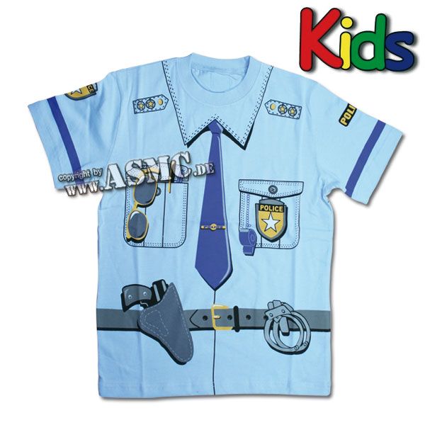 T-Shirt Police da bambino