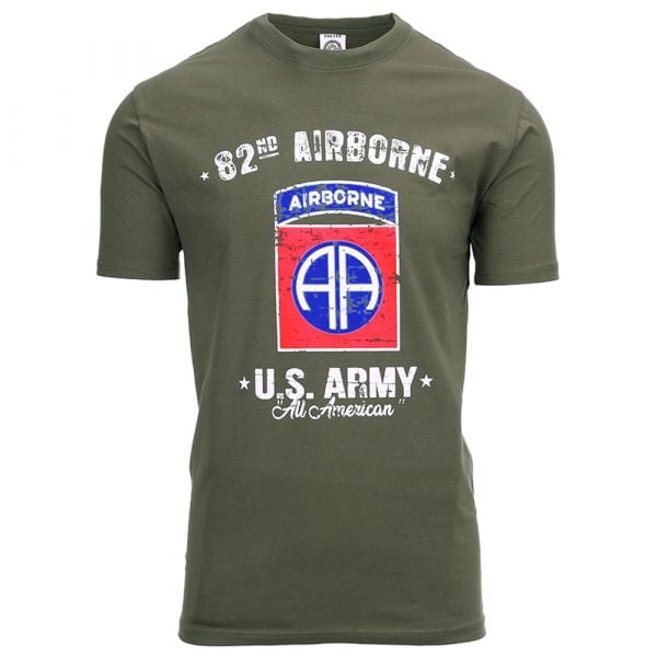 T-Shirt Fostex Garments U.S. Army 82nd Airborne oliva