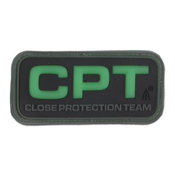 Patch 3D in gomma Close Protection Team navale fluorescente