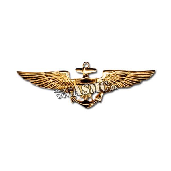 Distintivo in metallo, aviatore di Marina US