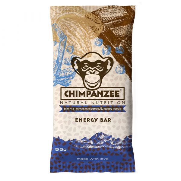 Chimpanzee Riegel Energy Bar Dunkle Schokolade Salz