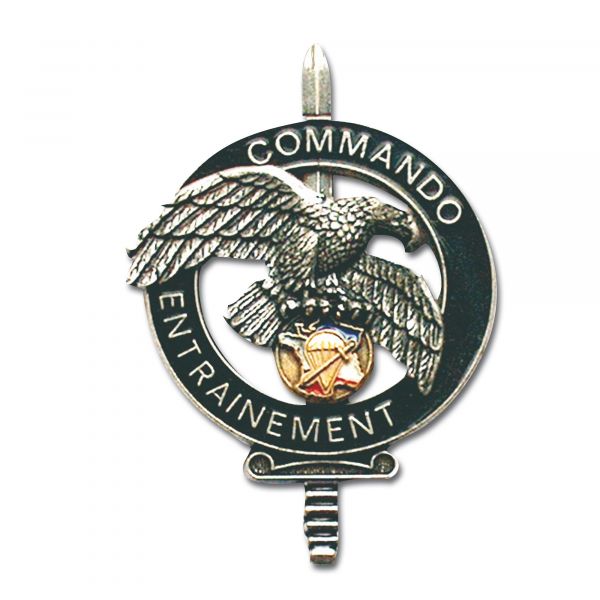 Distintivo francese in metallo Commando Entrainement CNEC