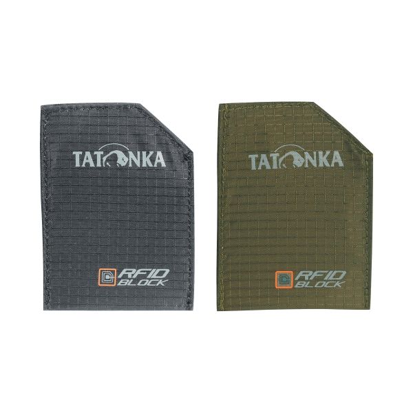 Set cover protezione dati RFID B Tatonka nero/verde oliva