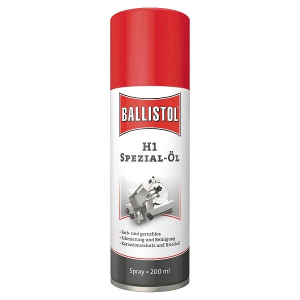 Olio spray per industria alimentare H1 Ballistol da 200 ml